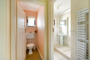 Shower room and separate wc- click for photo gallery